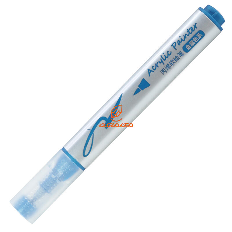 ماژیک اکریلیک متالیک تک رنگ سر براش 6 عددی CS-H929 (5).JPG