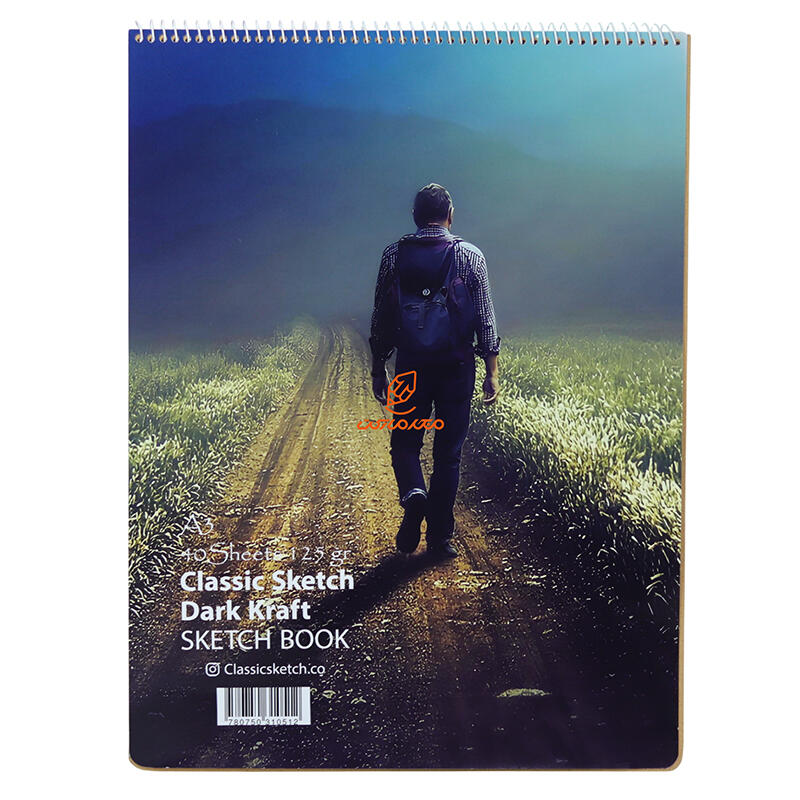دفتر کرافت ( کرافت تیره ) 125 گرم کلاسیک CLASSIC (17).JPG
