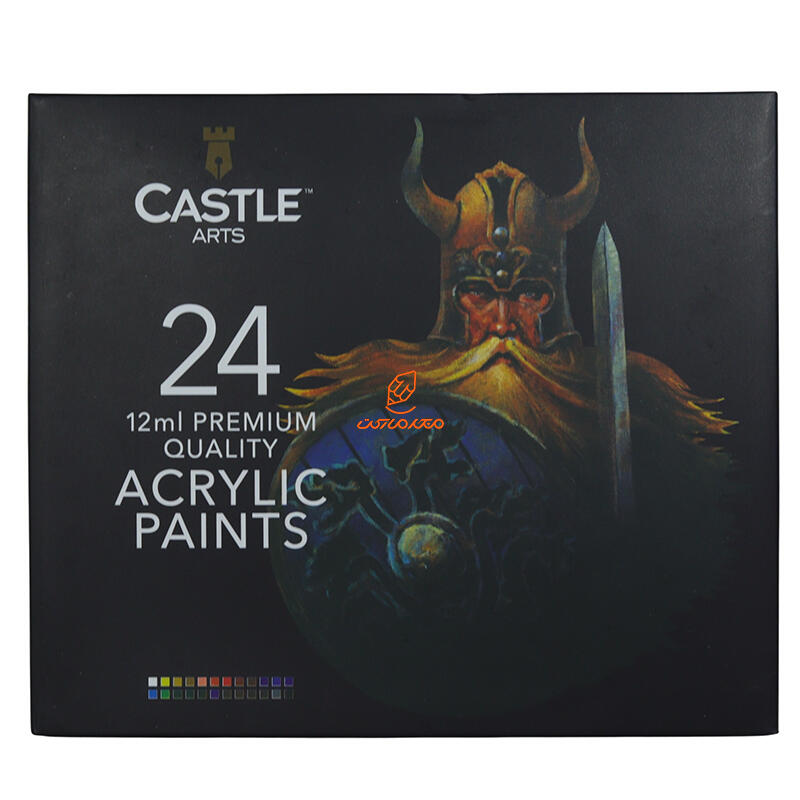 اکریلیک 12 میل 24 رنگ کستل آرت CASTEL ART