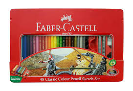 مداد رنگی 60 رنگ كلاسيک فابر كاستل