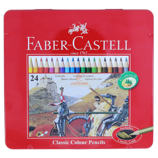 مداد رنگی 24 رنگ كلاسيک فابركاستل Fabercastell