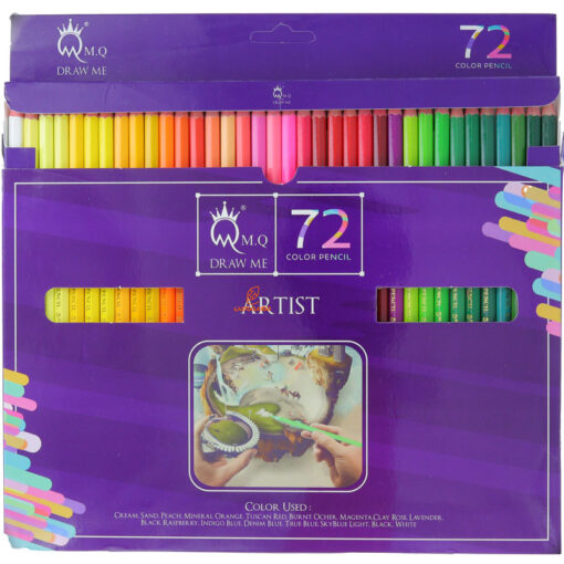 مداد رنگی 72 رنگ ام کیو Mq