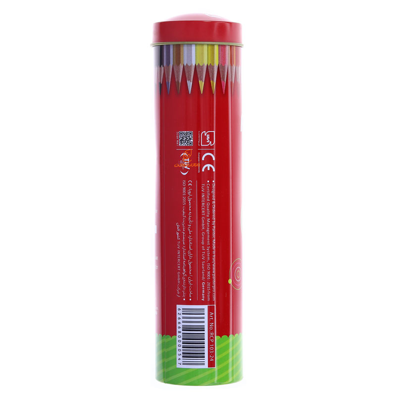 مداد رنگی 24 رنگ استوانه ای پنتر