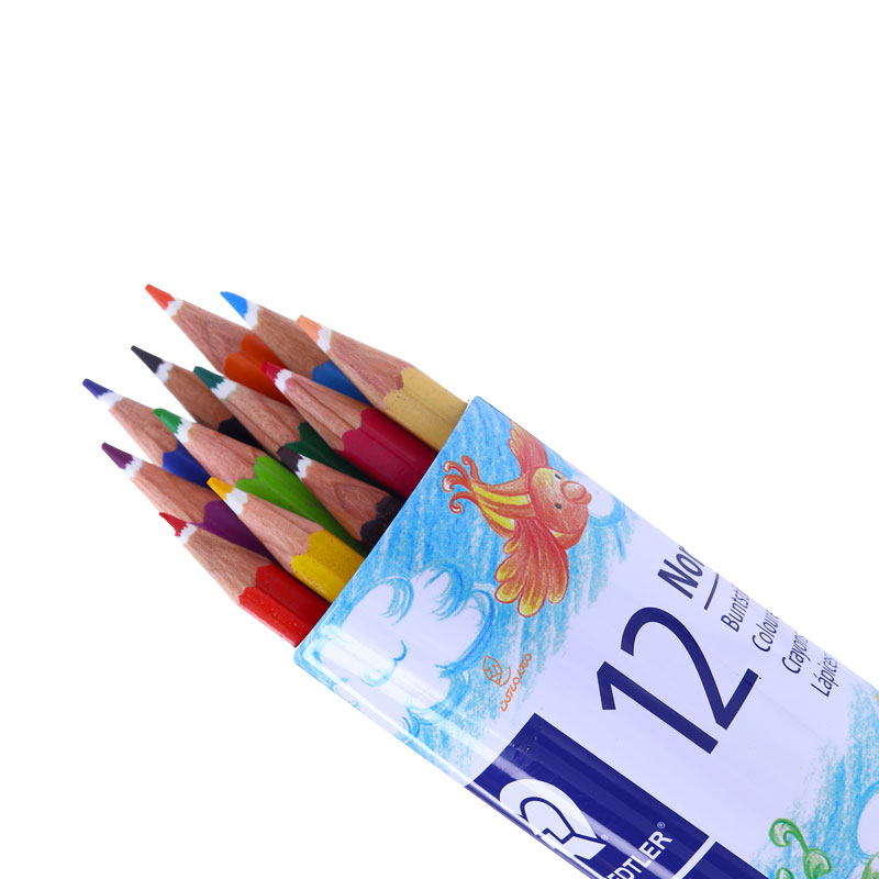 مداد رنگی 12 رنگ استوانه ای استدلر