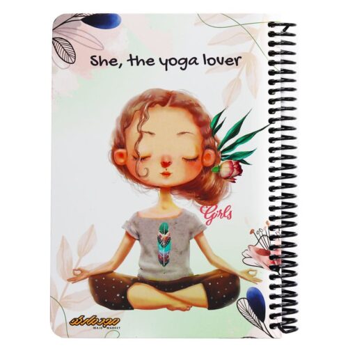 دفتر یادداشت طرح Yoga Lover دات نوت