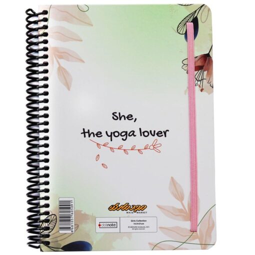 دفتر یادداشت طرح Yoga Lover دات نوت