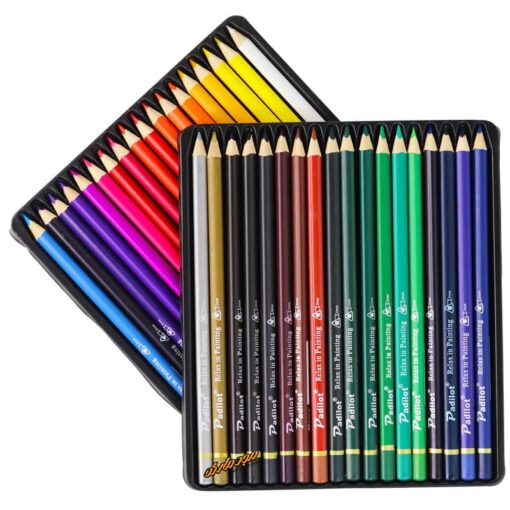 مداد رنگی 36 رنگ جعبه مقوایی طرح خرگوش و آهو پادیلوت Padilot