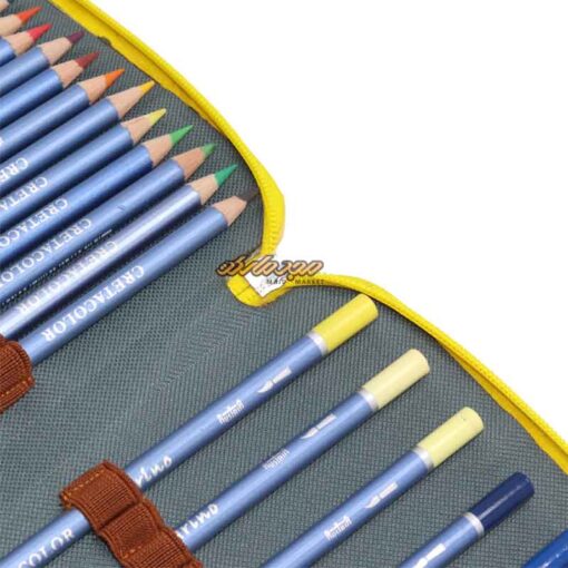 کیف مداد رنگی 120 رنگ 4 زیپ زرد کانگورو