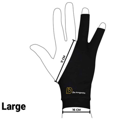 دستکش طراحی سایز Large دو انگشتی