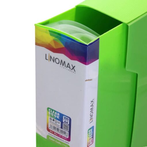 کلربوک 100 برگ قاب دار سبز لینومکس Dl01