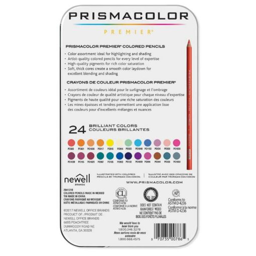 مداد رنگی 24 رنگ سری طبیعت پریسما کالر Prismacolor