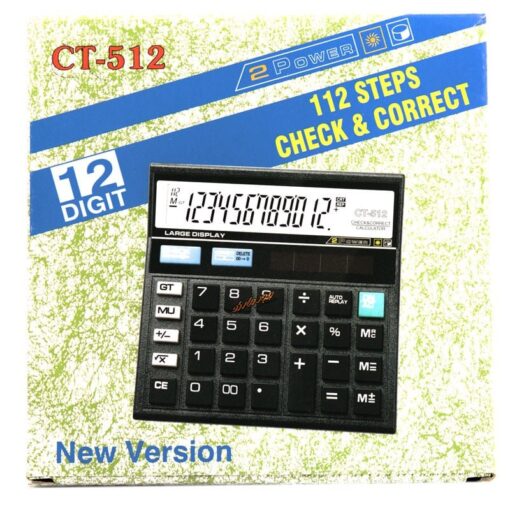 ماشین حساب رومیزی 12 رقم مدل Ct-512