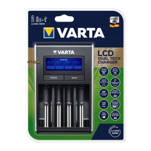 دستگاه شارژ باتری وارتا مدل Varta Lcd Dual Tech (2)