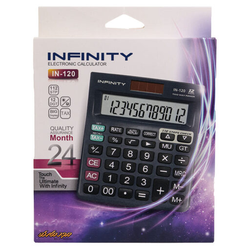 ماشین حساب رومیزی 12 رقم اینفینیتی مدل Infinity In-120