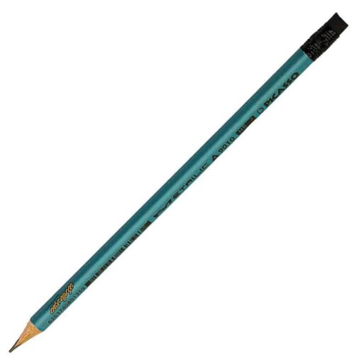 مداد مشکی 3 گوش آبی متالیک پیکاسو