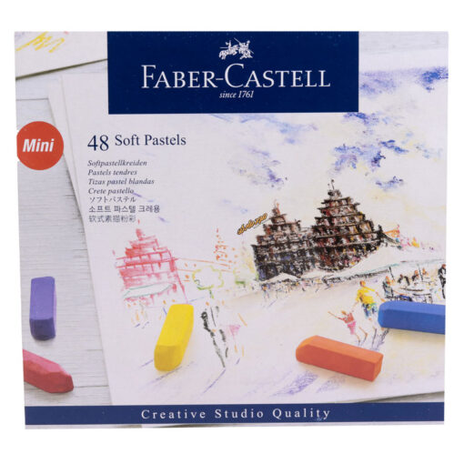 گچ پاستل کریتیو 48 رنگ نیمه فابر کاستل Fabercastell