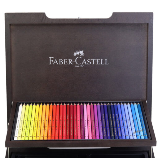 مداد رنگی 72 رنگ پلی کروموس جعبه چوبی فابرکاستل Fabercastell