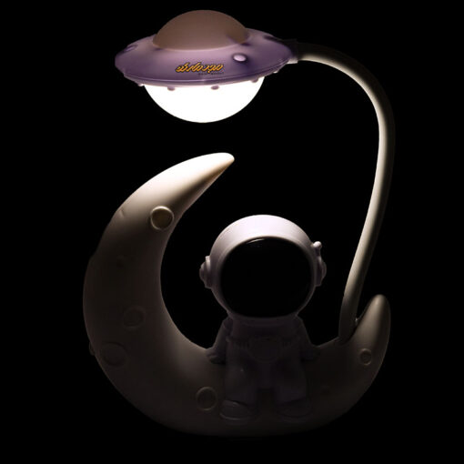 چراغ مطالعه رومیزی طرح فضانورد سفید نشسته 66172