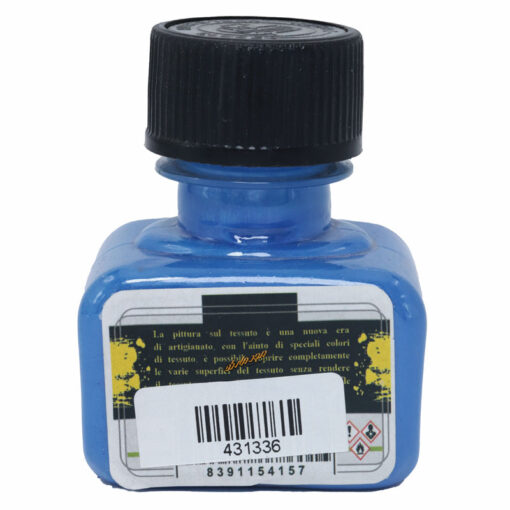 رنگ پارچه ترنسپرنت آبی فلورسنت 415 (Fluorescent Blue) پیرو