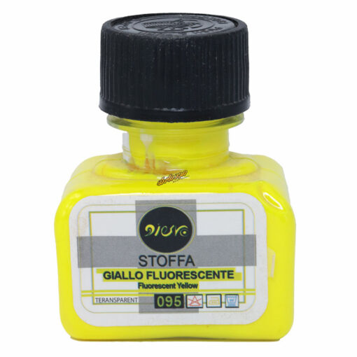رنگ پارچه ترنسپرنت زرد فلورسنت 095 (Fluorescent Yellow) پیرو