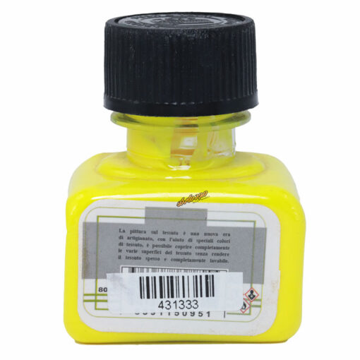 رنگ پارچه ترنسپرنت زرد فلورسنت 095 (Fluorescent Yellow) پیرو