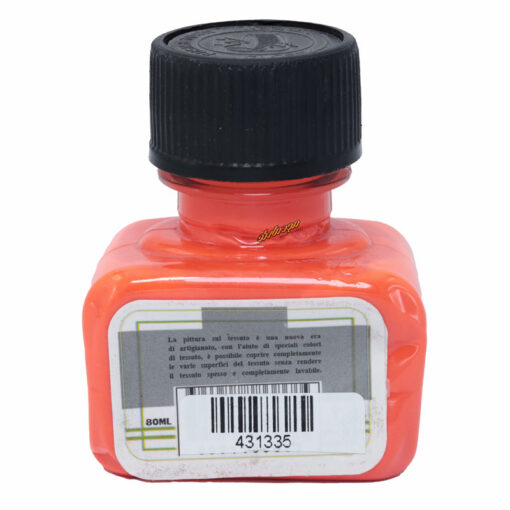 رنگ پارچه ترنسپرنت نارنجی فلورسنت 063 (Fluorescent Orange) پیرو
