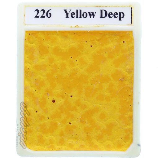 قرص آبرنگ خردلی (Yellow Deep) کد 226 آقامیری