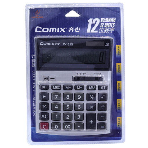 ماشین حساب رومیزی 12 رقم مدل 131S کومیکس Comix