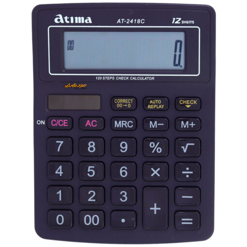 ماشین حساب رومیزی 12 رقمی مدل At-2418C آتیما Atima
