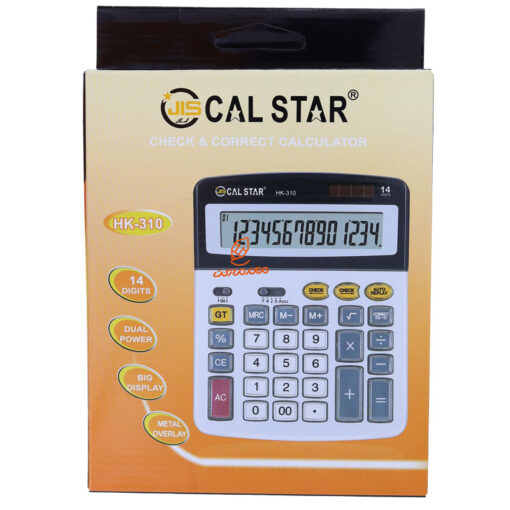 ماشین حساب رومیزی 14 رقم مدل Hk-310 کال استار Cal Star