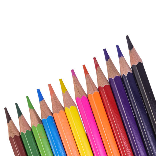 مداد رنگی 12 رنگ جعبه مقوایی طرح ماهی هپو Heppoo