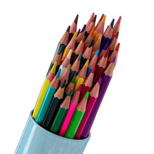 مداد رنگی 36 رنگ لوله ای طرح حیوانات جنگل ام کیو Mq