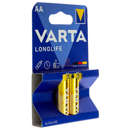باتری قلمی مدل لانگ لایف 2 عددی زرد وارتا Varta