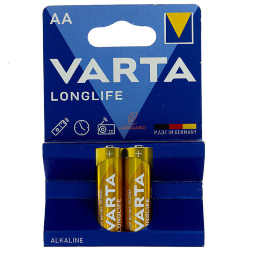 باتری قلمی مدل لانگ لایف 2 عددی زرد وارتا Varta