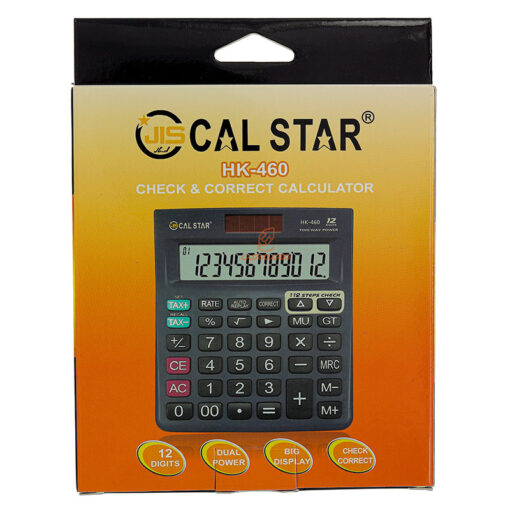 ماشین حساب رومیزی 12 رقم مدل Hk460 کال استار Cal Star