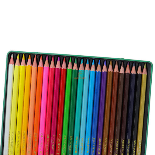 مداد رنگی 24 رنگ جعبه فلزی طرح زرافه ام کیو Mq