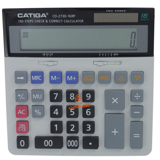 ماشین حساب رومیزی 16 رقم مدل Cd-2730 کاتیگا Catiga
