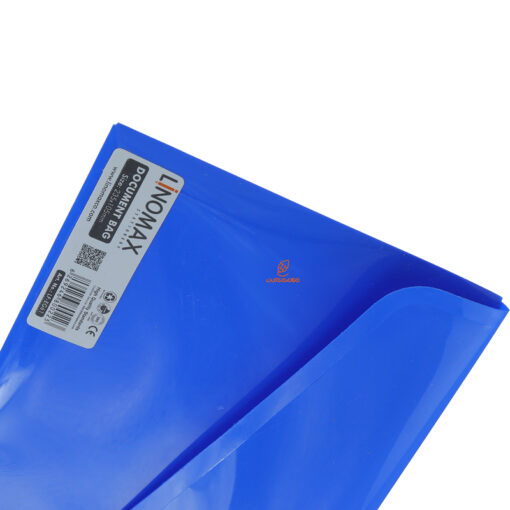 پوشه دکمه دار آبی ملخی (نامه) Eg61 لینومکس Linomax