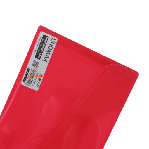 پوشه دکمه دار قرمز ملخی (نامه) Eg61 لینومکس Linomax