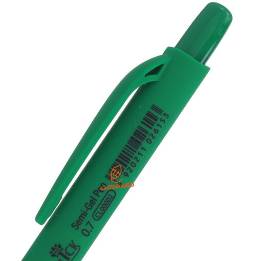 خودکار فشاری 0.7 سبز مدل Gel Pen کلیک Click